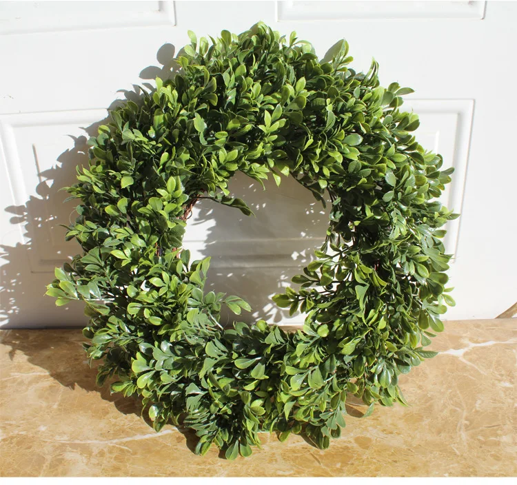 Искусственные растения гирлянда искусственные венок Boxwood Gralands свадебное