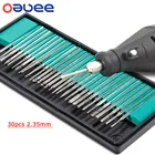 30 шт. 2,35 мм хвостовик набор алмазных боров с коробкой для Dremel электрический шлифовальный инструмент Аксессуары абразивные инструменты Прямая поставка