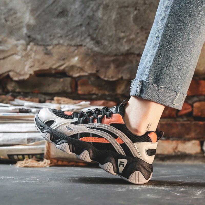 

New 2021 Chunky Sneakers Women Shoes Casual Breathable Ladies Sport Trainers Thick Bottom Platform Sneakers Women Basket Femme