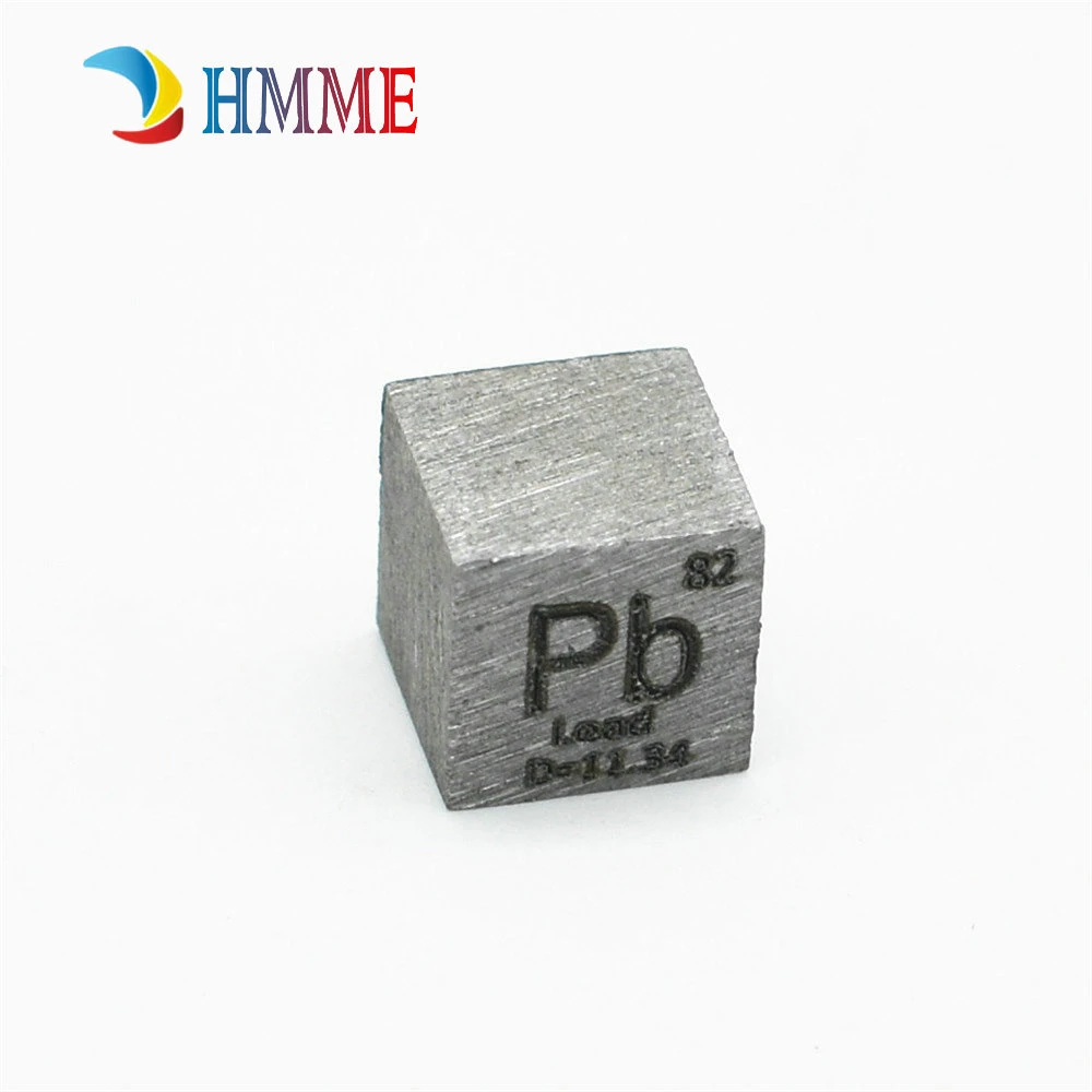 Свинцовый куб высокой чистоты 10x10x10 мм/1 дюйм плюмбус Pb тяжелый металлический