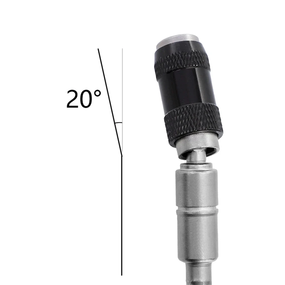 

Magnetic Screw Drill Tip Quick Change Locking Bit Holder Drill Screw Tool Drive Guide Extension Rod Woodworking Tool