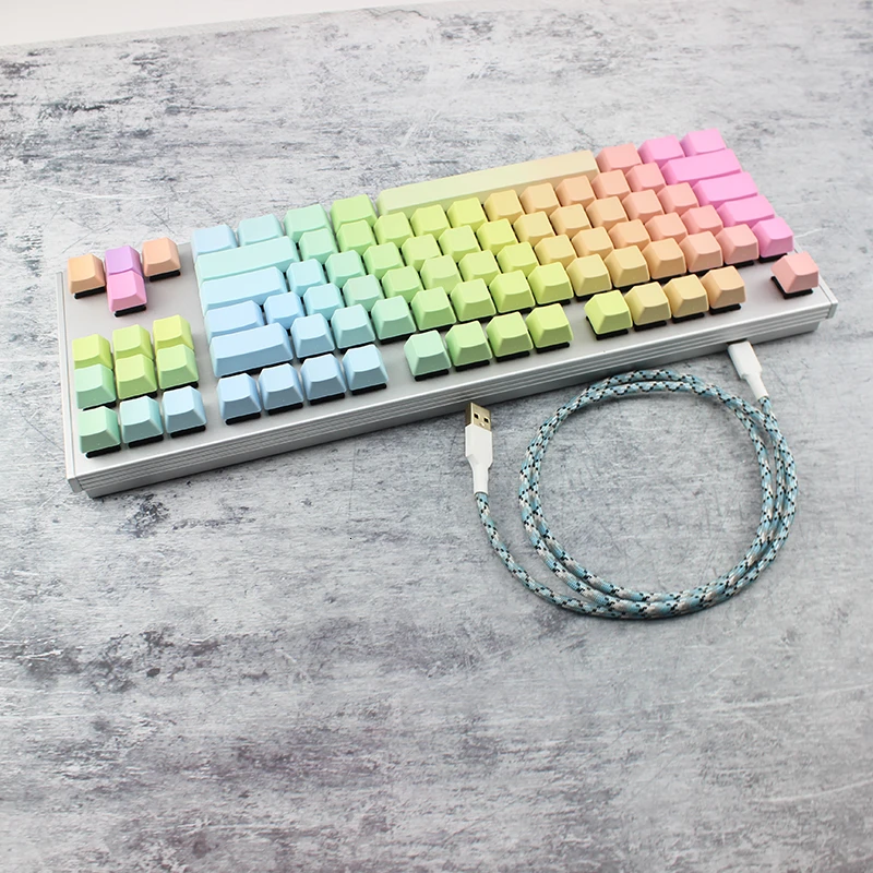 Плетеный кабель провод механическая клавиатура GH60 USB Type c для покера 2 Xd64 Xd84 Xd96 Tada68