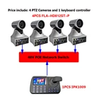 Оптический зум, Full HD 12X, SDI, IP, POE, PTZ, 1080p, аудиовход для видеоконференций и 1 контроллер клавиатуры Onvif