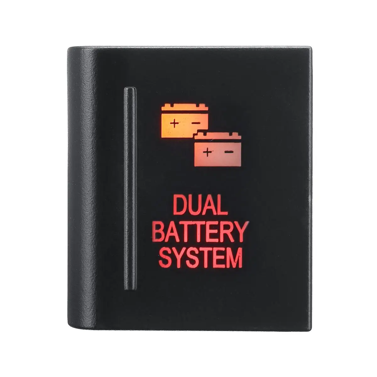 Dual Battery System Левая кнопка для автомобиля переключатель Янтарный/красный светодиодный задний передний точечный DC 12 В 3A противотуманный светильник внутренняя часть для VW для Amarok - Испускаемый цвет: Dual Battery System
