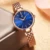 Комплект женских наручных часов WWOOR, элегантные кварцевые брендовые люксовые наручные часы со стразами и браслетом - изображение