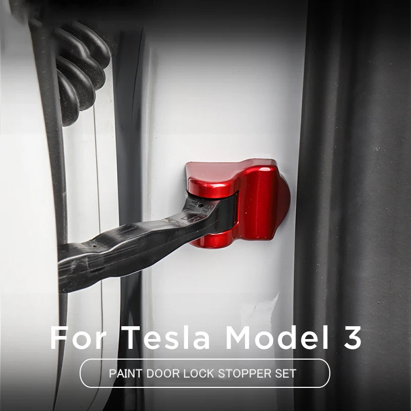 Защитная крышка для автомобильного дверного замка Tesla Model 3 защитная