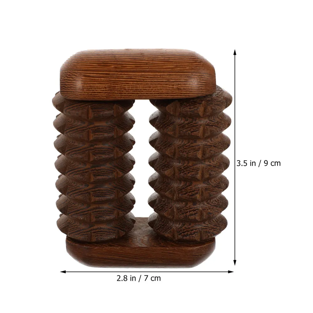 

1Pc Practical Durable Hand Wooden Hand Massaging Tool Random Color