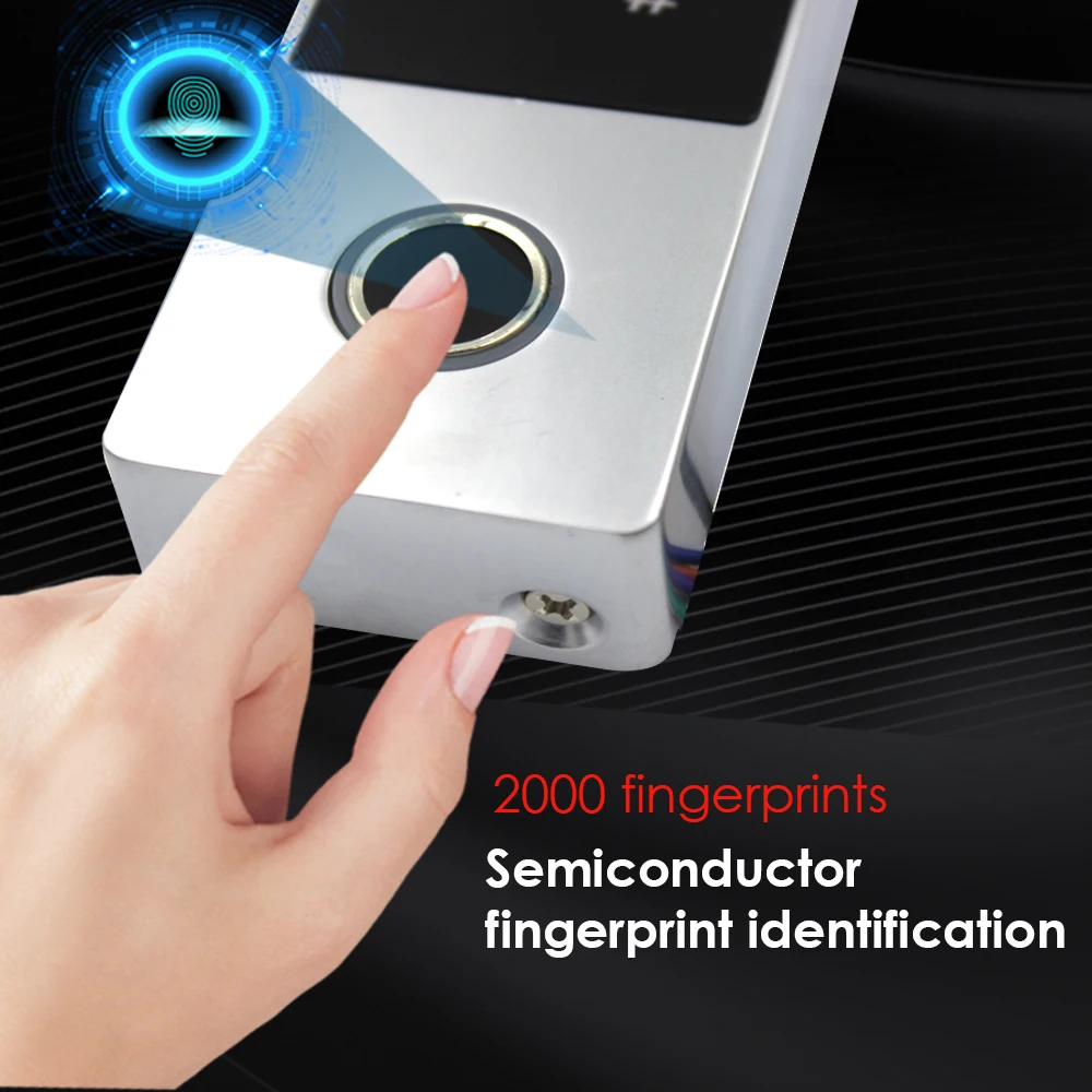 metal ip65 waterproof fingerprint standalone door access control system with rfid card reader free global shipping