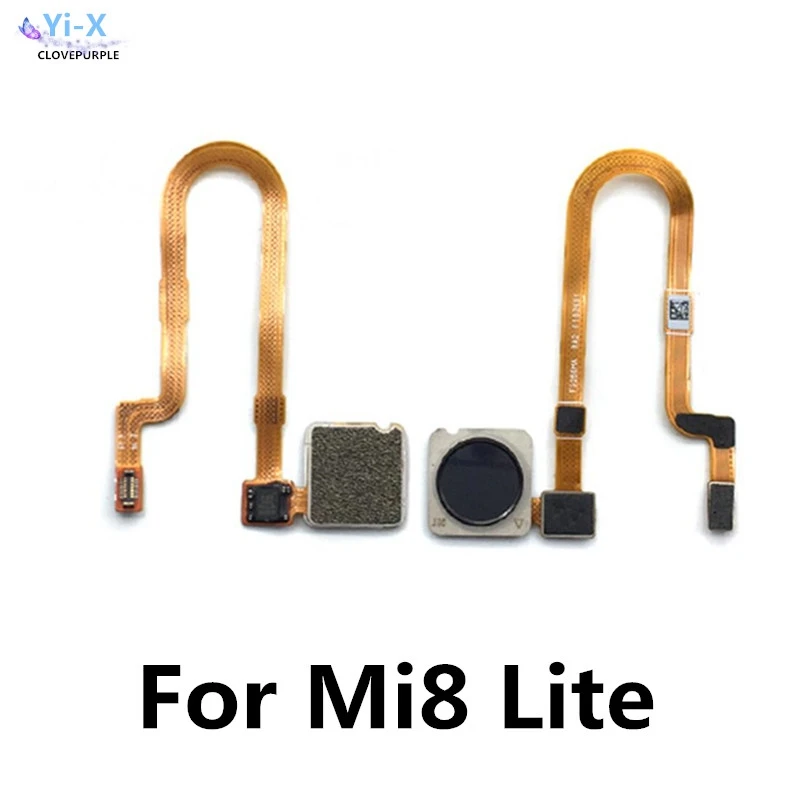 Сканер отпечатков пальцев для Xiaomi mi 8 Lite SE mi 8 сенсорный датчик ID Кнопка возврата клавиатуры гибкий кабель, сменные детали