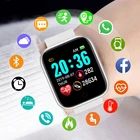 Женские Водонепроницаемые умные наручные часы с фитнес-трекером, пульсометром, тонометром, Bluetooth D20, умные часы для IOS и Android