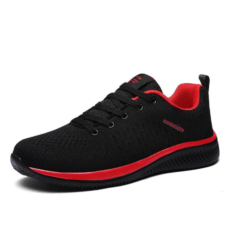 

Large Size Breathable Mesh Sneakers Men Sports Shoes Sport Boys Black Red Men's Running Sport Shoes Women Kids Trainers GMB-1371