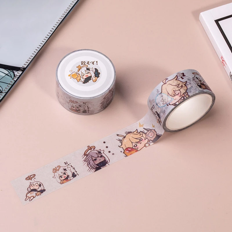 Аниме Genshin рассекающий демонов ююютсу кайсен бензопила ударный большой бумажный