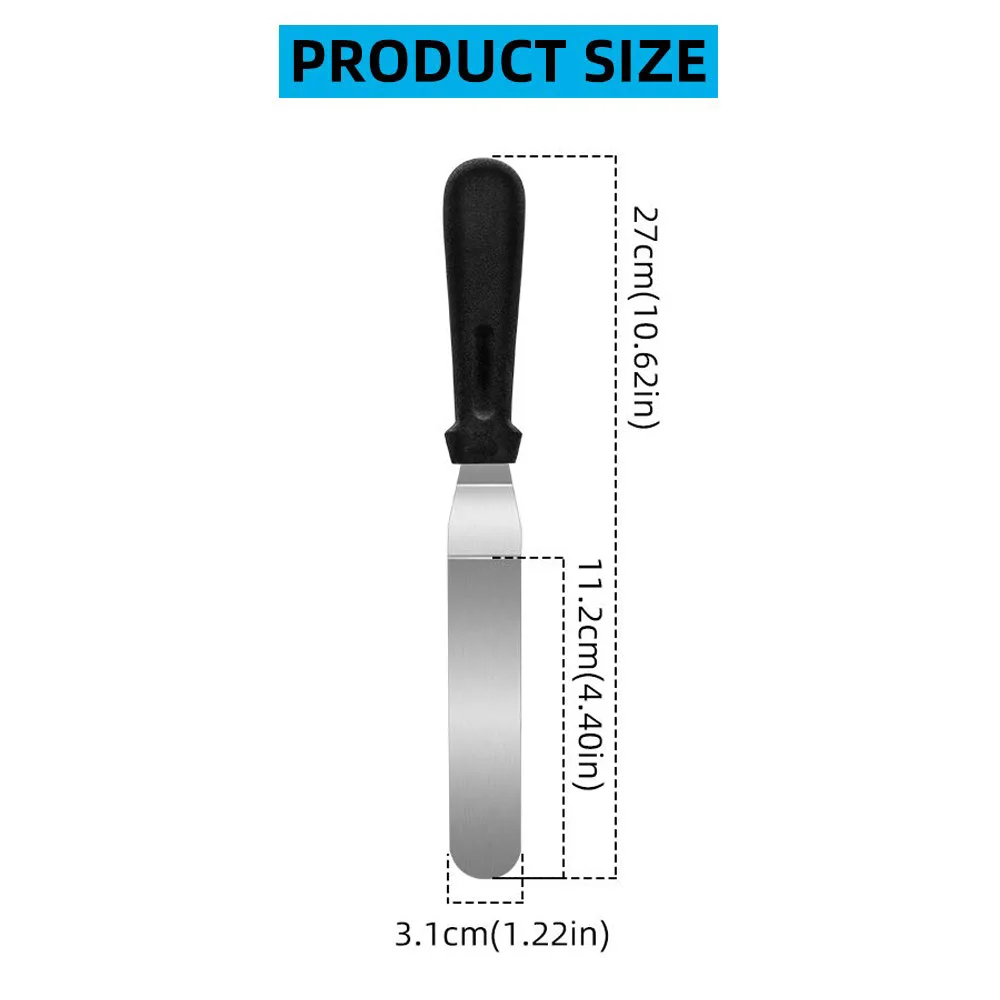6 дюймовый угловой нож для глазировки шпатель украшения тортов выпечки матовые