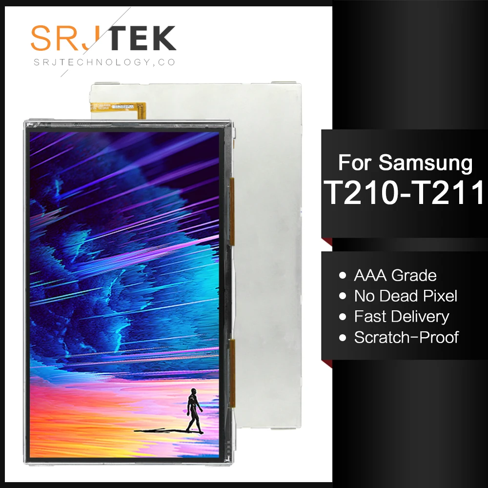 Srjtek 7 &quotдля Samsung Galaxy Tab 3 0 T210 T211 SM-T210 SM-T211 ЖК-дисплей Матрица экран планшетный ПК
