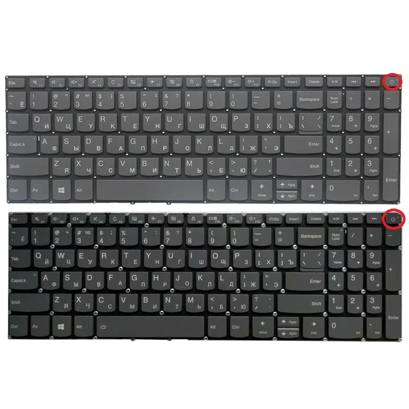 Новая русская клавиатура для Lenovo ideapad 330-15 330-15AST 330-15IGM 330-15IKB 330-15ARR RU, Черная