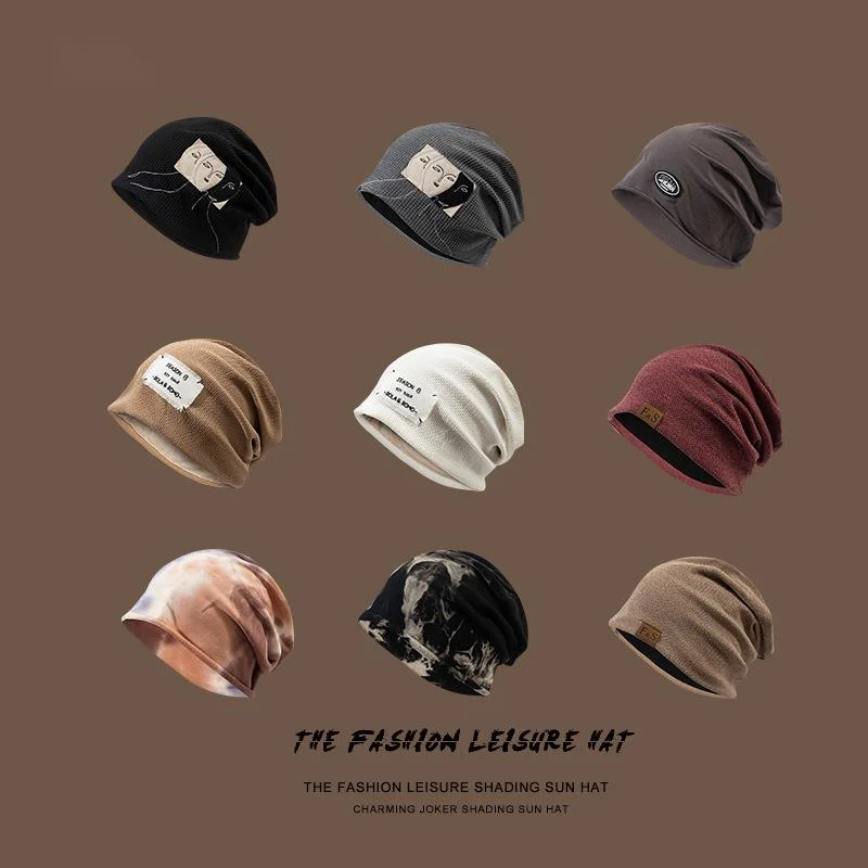 

New Arrival Fashion Women Autumn Warm Beanies For Men Soft Comfortable Spring Hat Bonnet Casual Letter Turband Brand Gorras