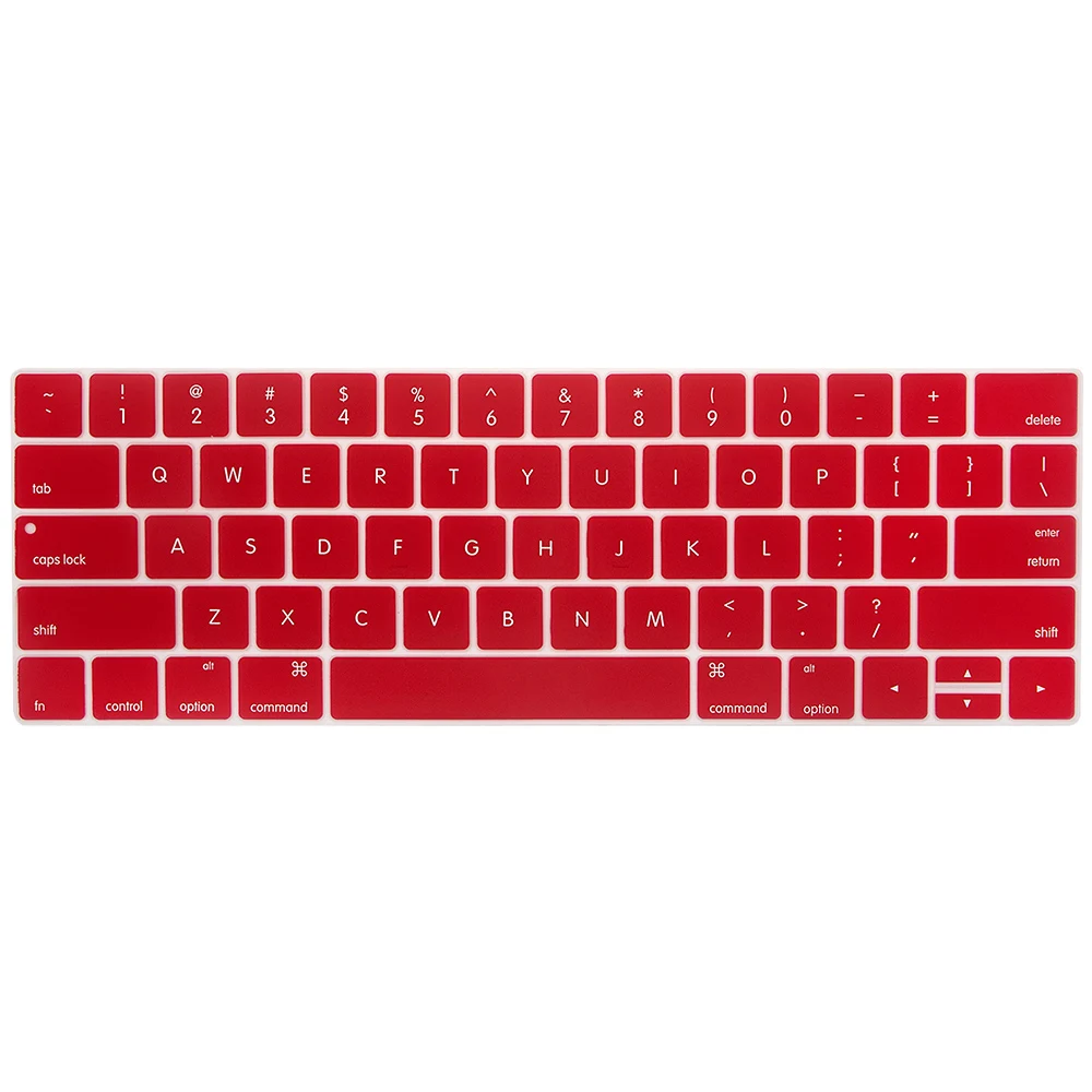 Английская американская Защитная пленка для клавиатуры для Macbook Pro 13,3 A1706 A1989 и 15,4 дюймов A1707 A1990 с сенсорной панелью