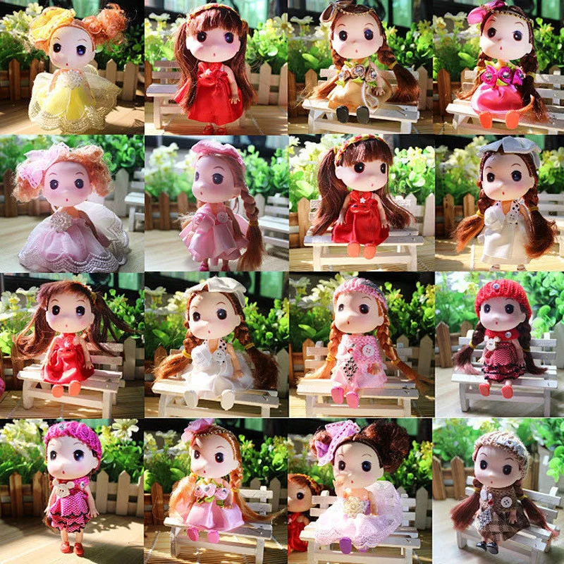 Милые миниатюрные плюшевые куклы для девочек модные детские мягкие игрушки