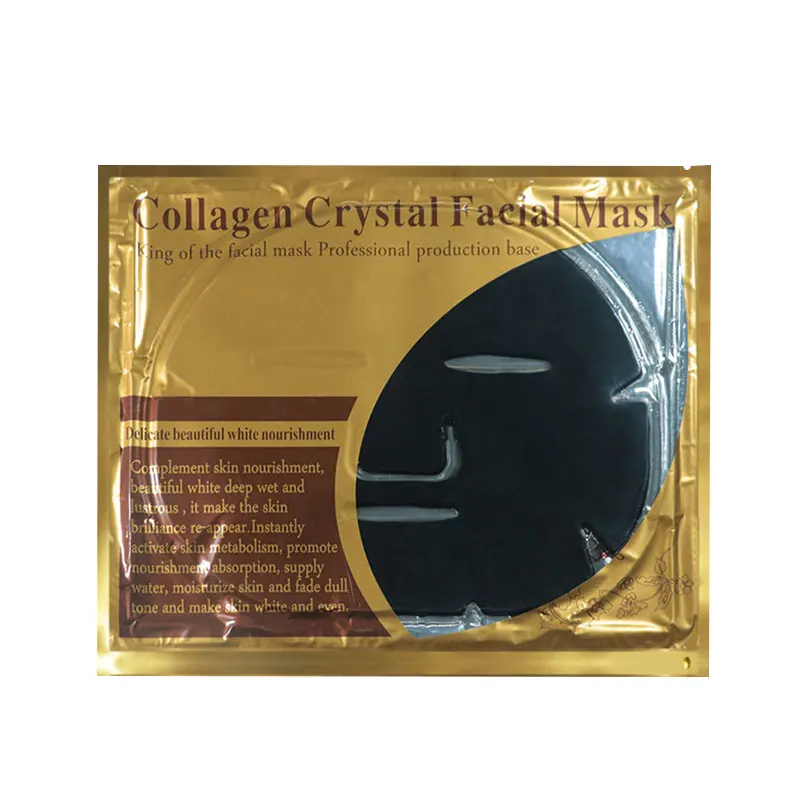 1Pcs 24K Gold Collagen Face Mask Crystal Facial Masks Moisturizing whitening Anti-aging Skin Care Korean Cosmetics | Красота и