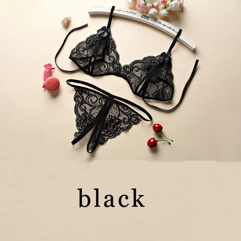Нижнее белье женское Эротическая ночная рубашка с открытым бюстгальтером|Белье