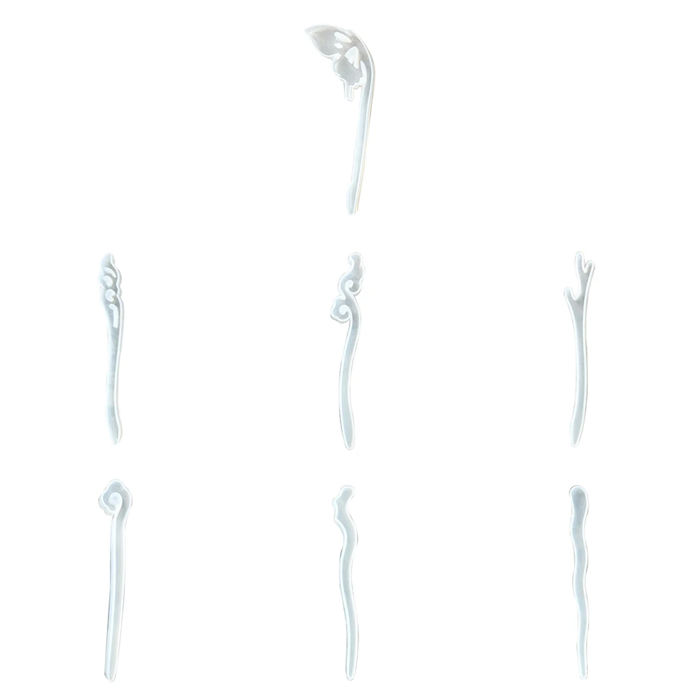 Новинка 2020 прозрачная Шпилька силиконовая форма ювелирное изделие в виде