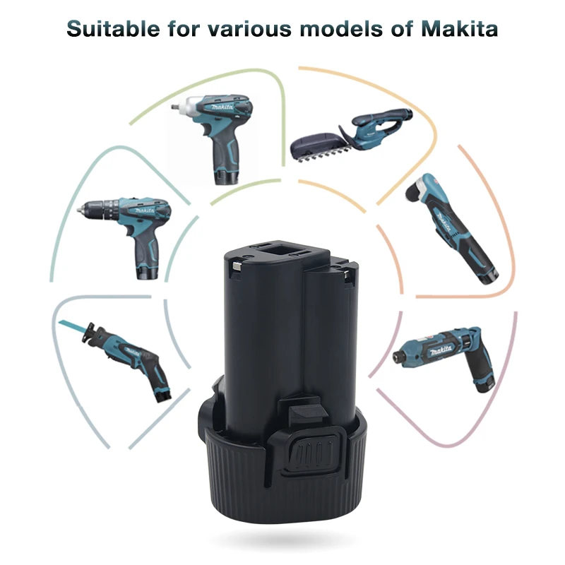 Литий ионная сменная аккумуляторная батарея 10 8 В/12 в 2000 мАч для инструментов Makita