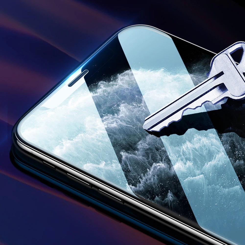 Защитная пленка изогнутая защитная 21D для экрана iPhone 11 Pro Max Pro|Защитные стёкла и