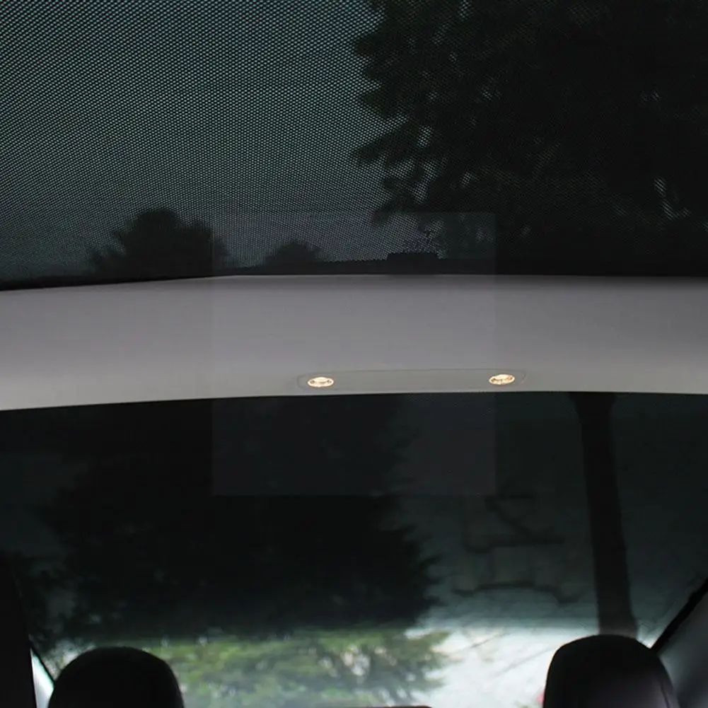 

Car Sun Shades Front Rear Sunroof Windshield Skylight Blind Shading Net for Tesla Model 3/Model Y 2019-2021 Glass Roof Suns O3O6