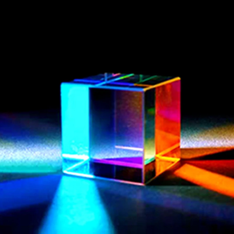 Оптическое стекло призма Rgb дисперсия Призма физический светильник спектр