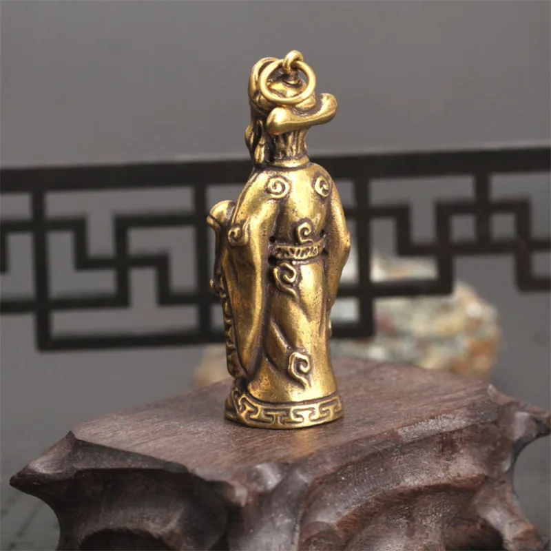 Латунный китайский бог богатства Шарм брелок креативный мешок висячие орнамент