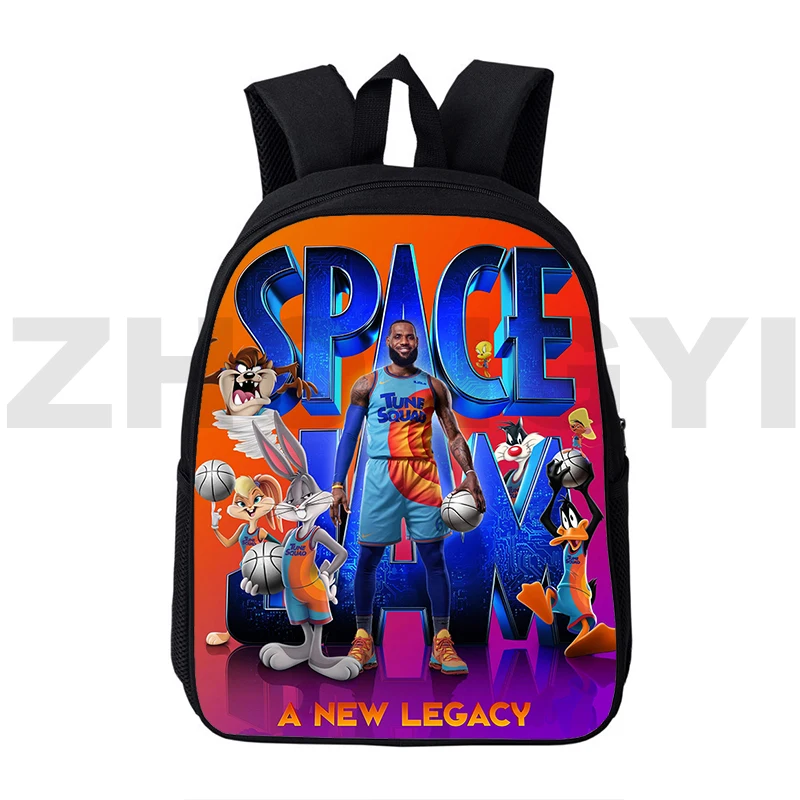 

Mochila Space Jam Bag 3D Print Space Jam A New Legacy Bags Anime Basketball We Win Backpack Schoolbags Teenagers 12/16 Inch