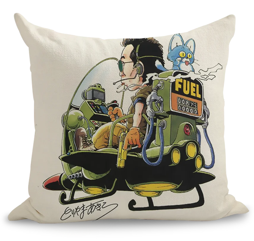 Акира Торияма WW2 солдат подушка в стиле комиксов евро крышки декоративные