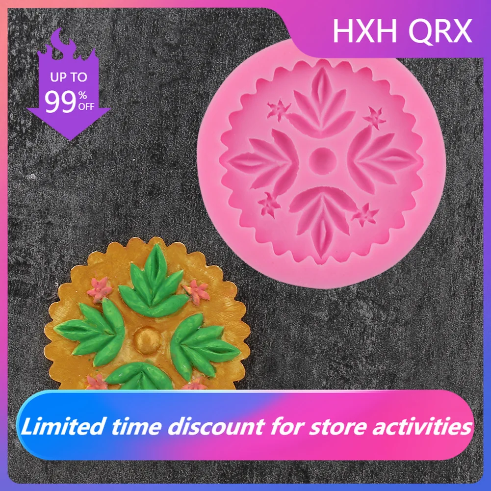 

DIY Flower & Leaf Fondant 3D Silicone Cake Mold Cupcake Jelly Candy Chocolate Decoration Baking Tool Moulds HXH QRX