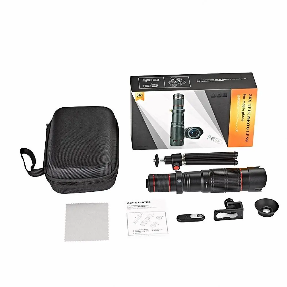 Универсальный 36x зум телескопический объектив для мобильного телефона телефото