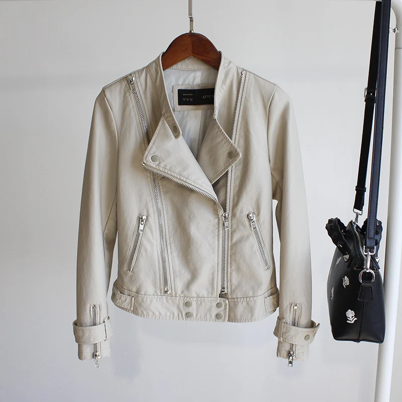 Top selling product in 2020 Women leather jacket Autumn short coat PU leather jackets NEW Youth clothing for women Outwear 666