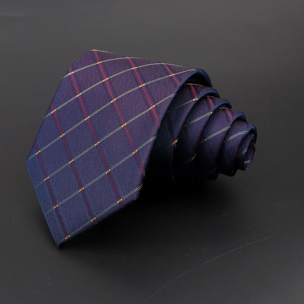 Новинка Классические мужские галстуки шейные Галстуки 8 см клетчатые полосатые