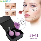 Стеклянные вакуумные банки с резиновой головкой, набор с присоской для здоровья тела, Антицеллюлитный Массажер для ухода за лицом, Подарочная коробка, банки