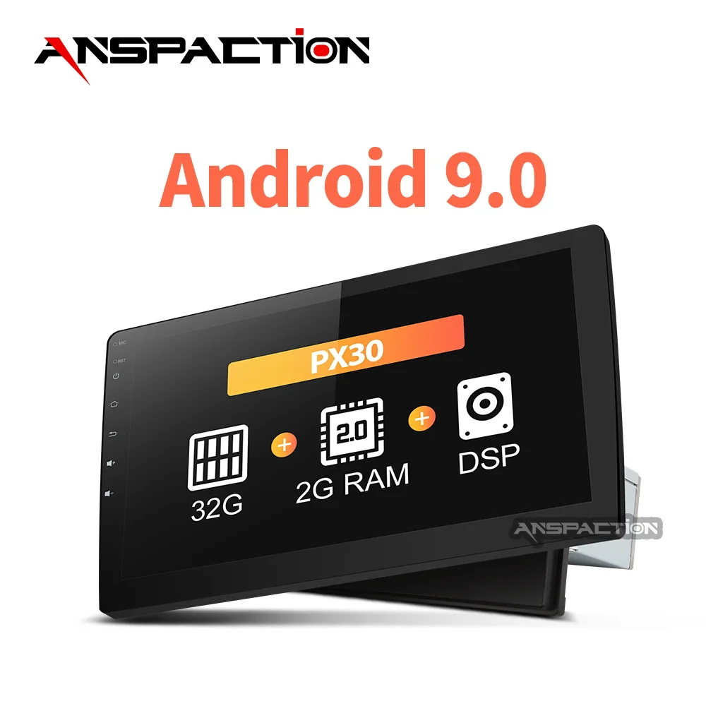 PX30 10 1 дюймов 32G android 9 0 автомобильный dvd gps Навигатор Радио Видео плеер стерео