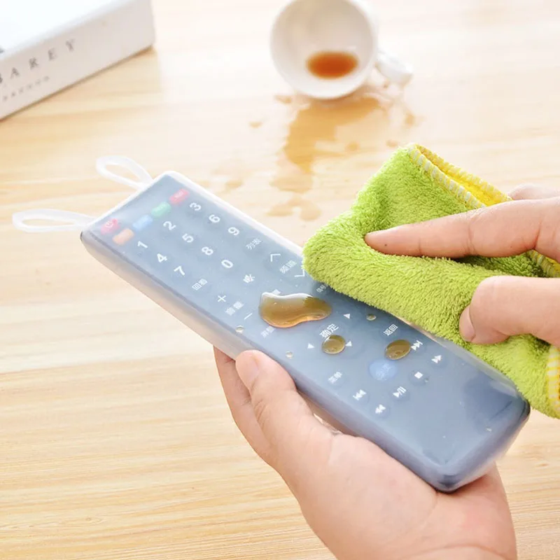 

1Pcs/pack Protective Waterproof Home Textile Series Dust Proof Cover Home Decor Air Conditioning Remote Controls Silicone