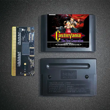 Castlevania нового поколения 16 бит MD карточная игра для Sega Megadrive игровой консоли