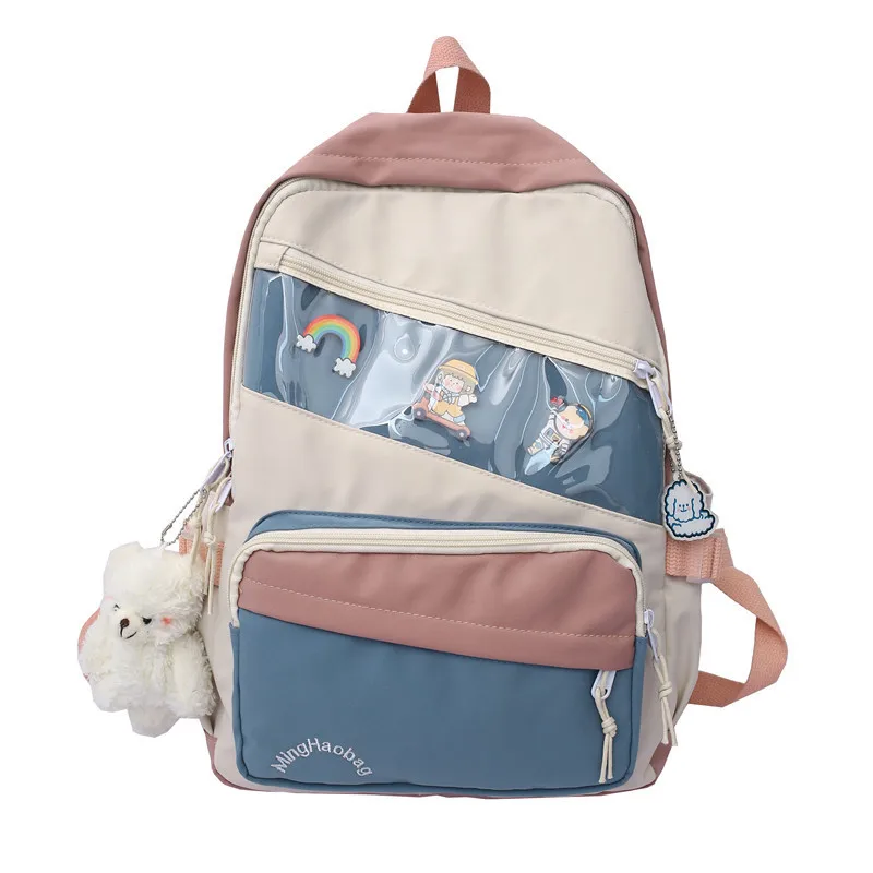 

2021 Japanese School Bag Korean Version Of High School Students Junior High School Backpack Harajuku Large Capacity Backpack