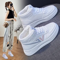 high ins help white shoe tide female han edition of new fund of 2021 autumn white shoes students increased leisure female q16