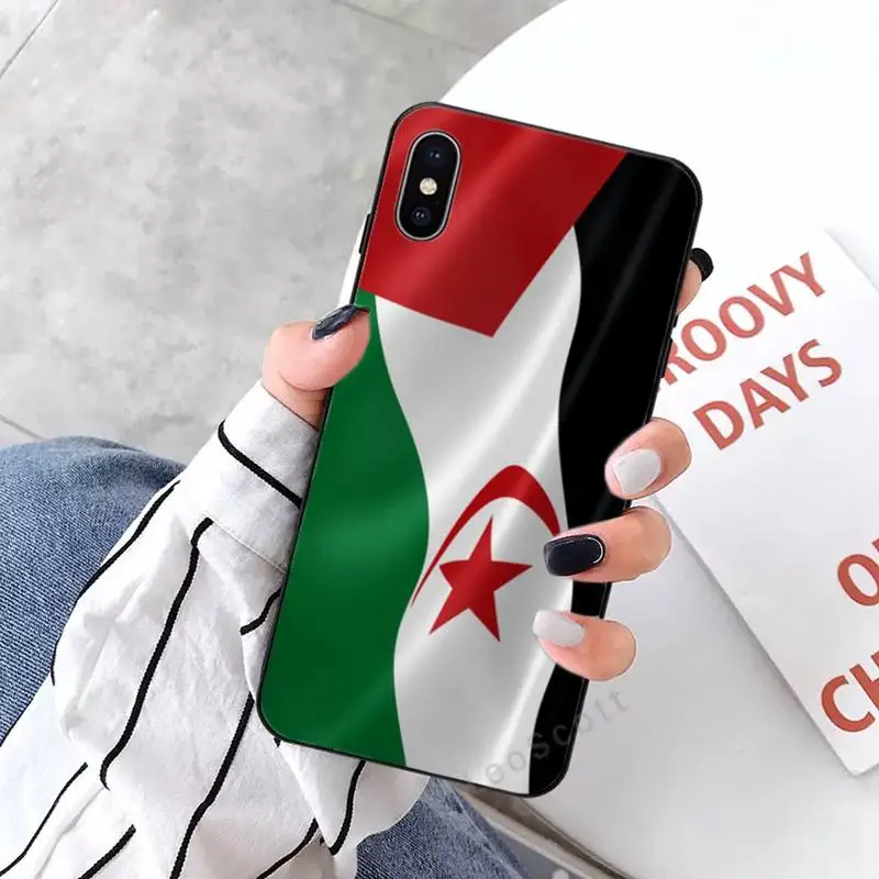 

Western Sahara Flag Phone Case for iPhone 11 12 mini pro XS MAX 8 7 6 6S Plus X 5S SE 2020 XR