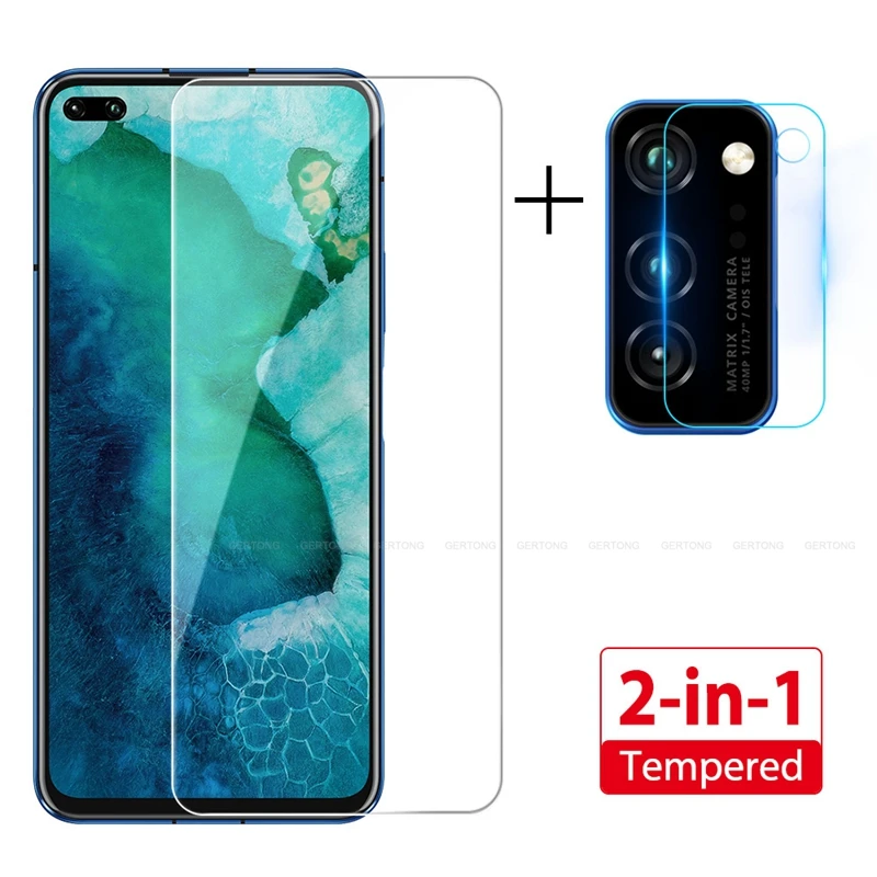 Закаленное стекло для камеры 2 в 1 Защитная пленка Huawei Honor V30 Pro View 30 6 57