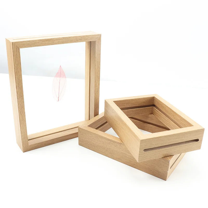 Двухсторонняя стеклянная рамка &quotсделай сам&quot образцы растений домашнее Милое