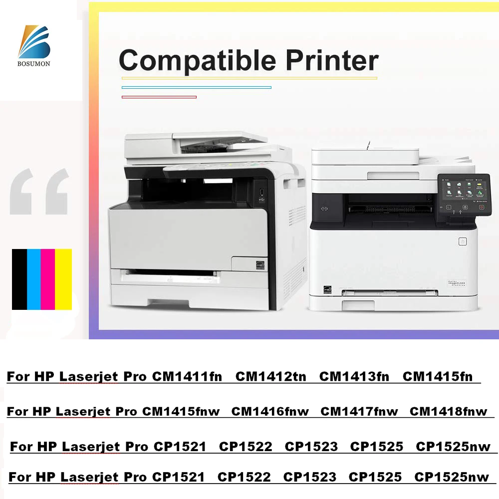 Bosumon 1pk1 28A тонер картридж CE320A CE321A CE 320A 321A/128A совместимый для HP Laser Jet CP1525N/1525 W