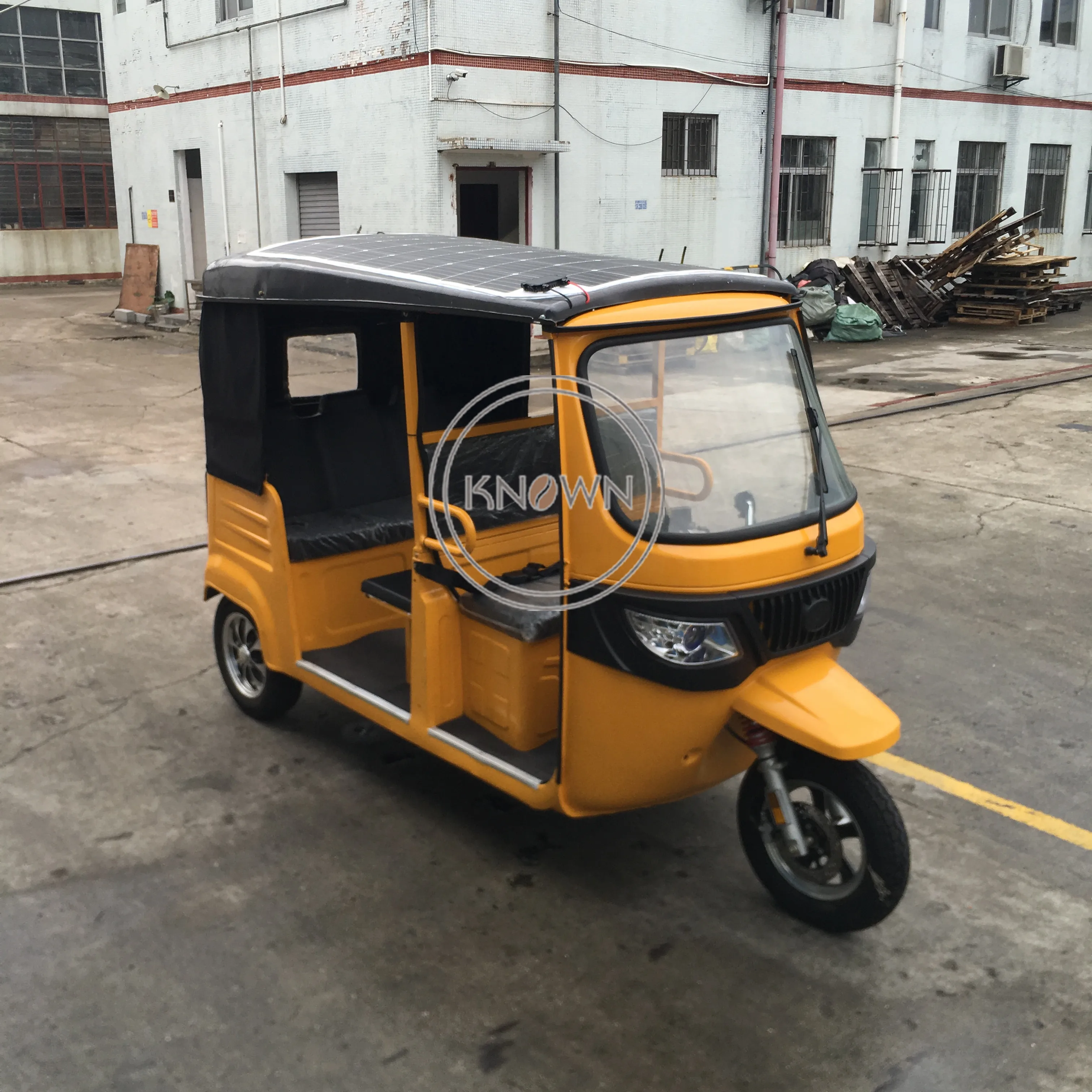 Панели солнечные Электрический трехколесный велосипед для взрослых 3 колеса