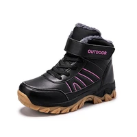 winter new high top womens boots outdoor thickened warm hiking snow boots womens winter boots large size 42 platform shoes