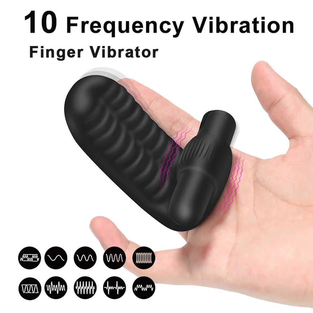 Sex Toys for Women Lesbian Couples Finger Bullet Vibrator G Point Massage Female Masturbator Vagina Clitoris Stimulator Exciter | Красота и