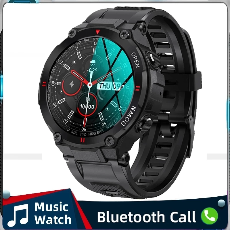 

2021 New Bluetooth Call Smart Watch Men Pedometer Watches Music Control Heart Rate IP67 Waterpoorf Smartwatch For Xiaomi Huawei